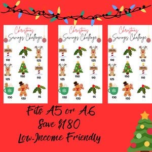 Savings Challenge; Digital Product; Christmas Savings; Budgeting; Cash Stuffing; Budget Template; Low-Income Friendly; Cash Envelope