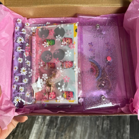 Budgeting and Accessories Goodie Box; Savings Challenges and Binders