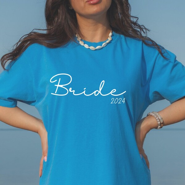 Custom Bachelorette Party T-Shirts - Personalized Bride, Bride Squad, MOB, Maid of Honor, Bridesmaid Tees - Wedding Party Shirts - 2024