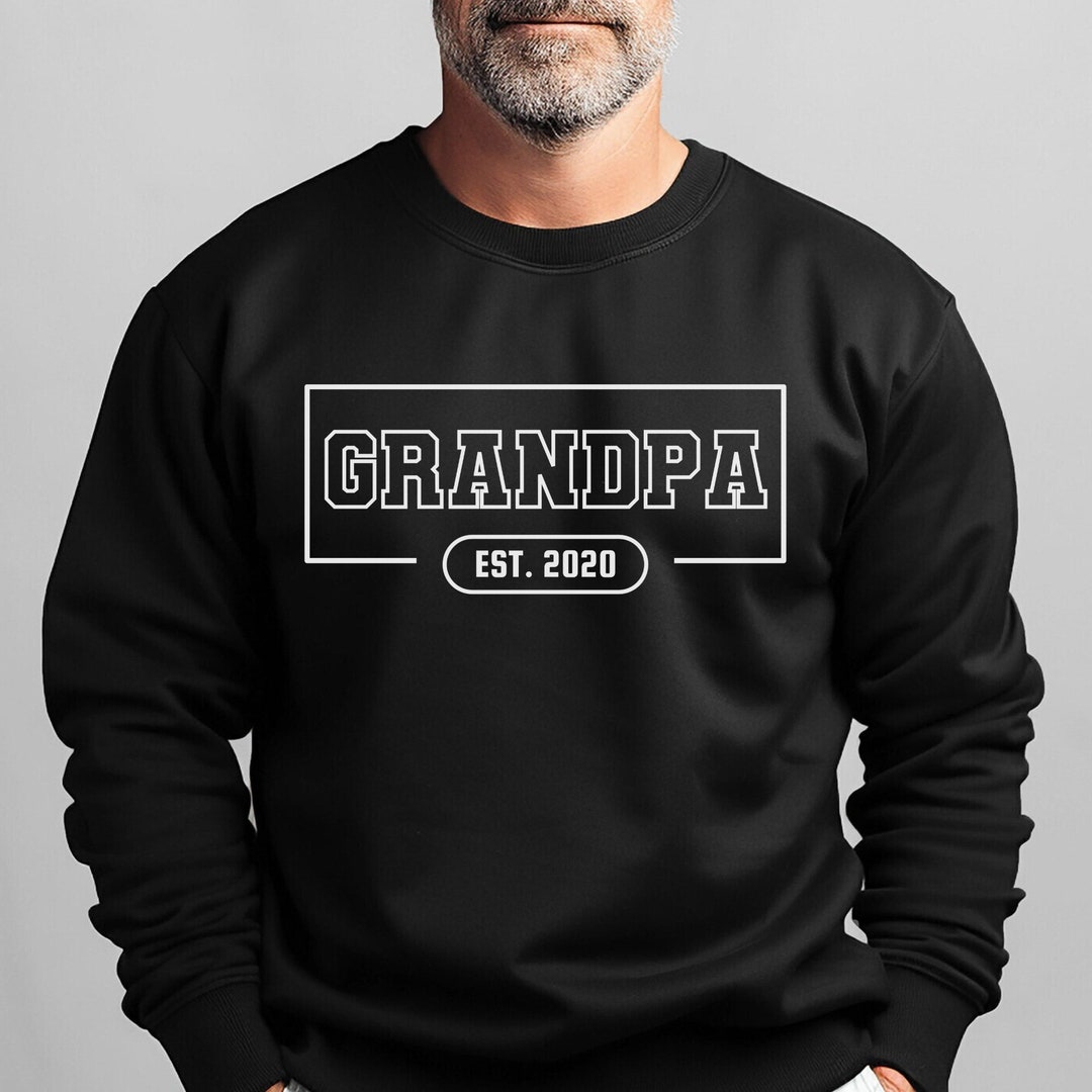 Personalized Grandpa Sweater - Up to 6 Kids - Christmas Gift For Grandpa - Hooked On Being Grandpa main image 1
