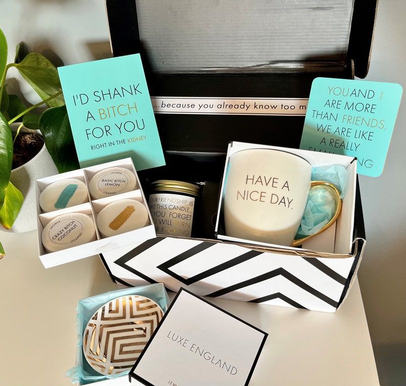 Sassy Best Friend Gift Box by Luxe England Gifts Etsy