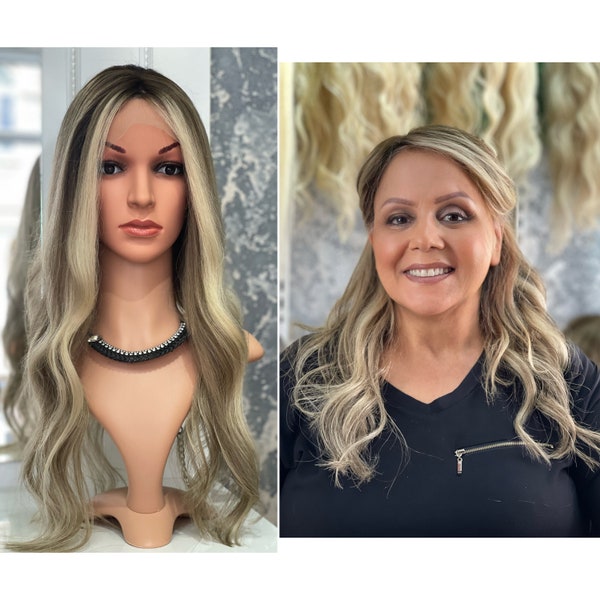 Custom order human hair toppers or wigs