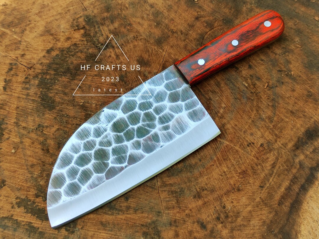 Handmade Carbon Steel Cleaver , Chopper Knife , Meat Cleaver Chopper