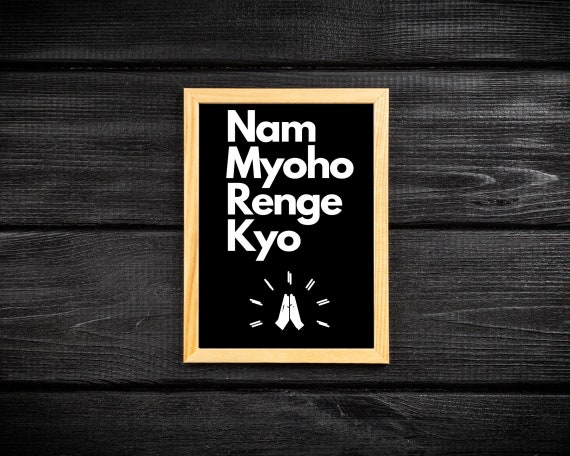 Nam Myoho Renge Kyo Printable Wall Art and Mobile Wallpaper in - Etsy Nam Myoho Renge Kyo Printable Wall Art and Mobile Wallpaper in - Etsy