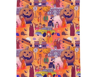 Manta SPOOKY de la ciudad de Halloween