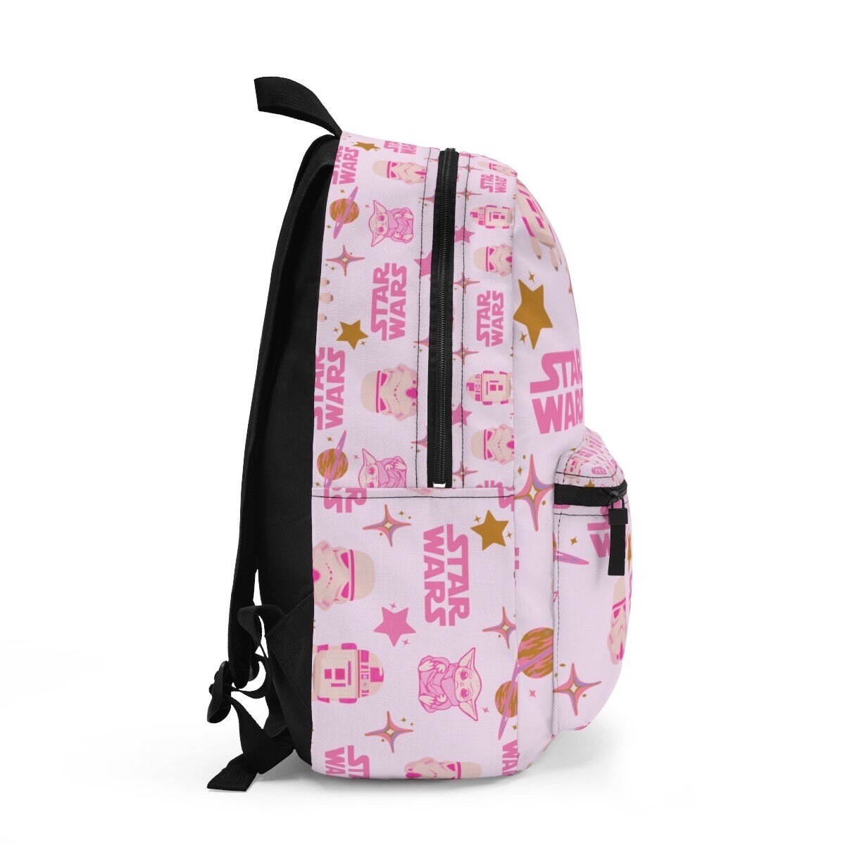 Star Wars Kids Backpack - Pink Loungefly Star Wars Mandalorian Grogu Valantines Backpack  main image 2