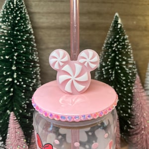 Straw topper peppermint candy – Glitter Girl Supply