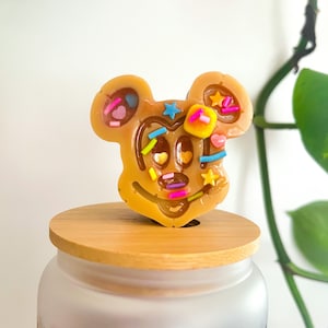 Mickey waffle straw topper