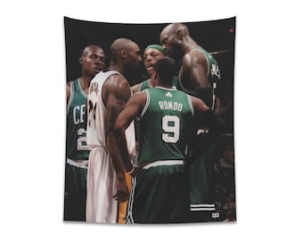 Kobe vs Celtics Printed Wall Tapestry