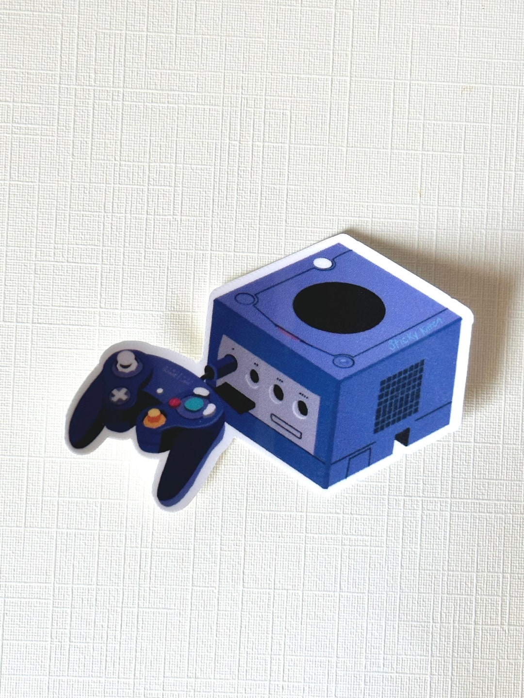 Gamecube Glossy Water Resistant Vinyl Sticker Etsy