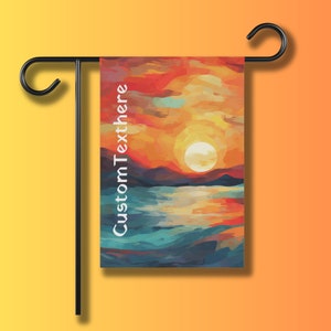Personalized Yard and House Flags, Garden Flag, Custom House Flag, Garden Decoration, Double Sided Flag, Garden Gift, House warming gift