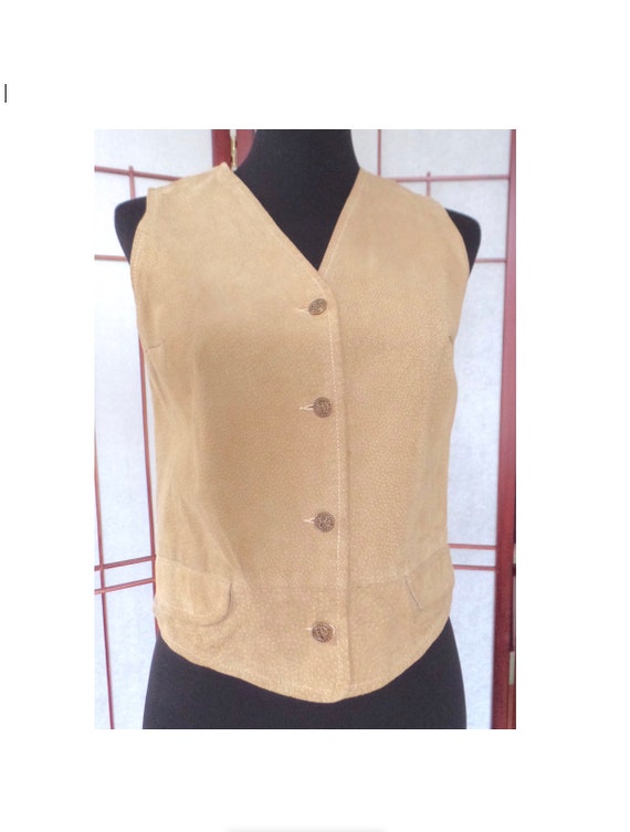 1970s Leather Vest.
