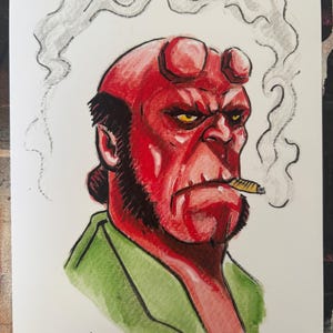 Hellboy portrait