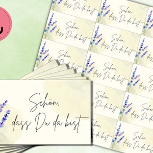 Bello che tu sia qui Fiore pendente da stampare DIN A4 20 pendenti per pagina da scaricare