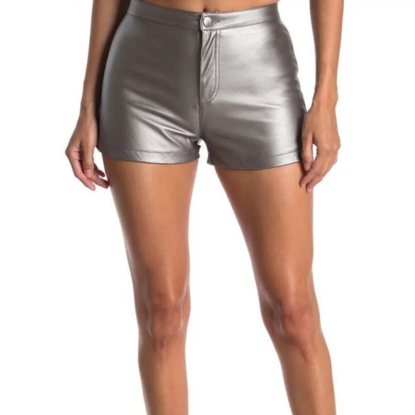 Leather Hot Pants Etsy