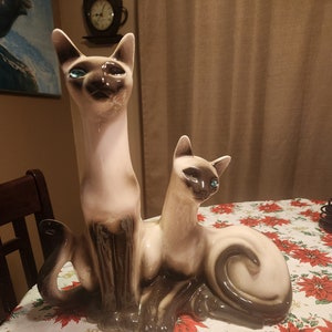 1950s RARE Siamese cats Lamp