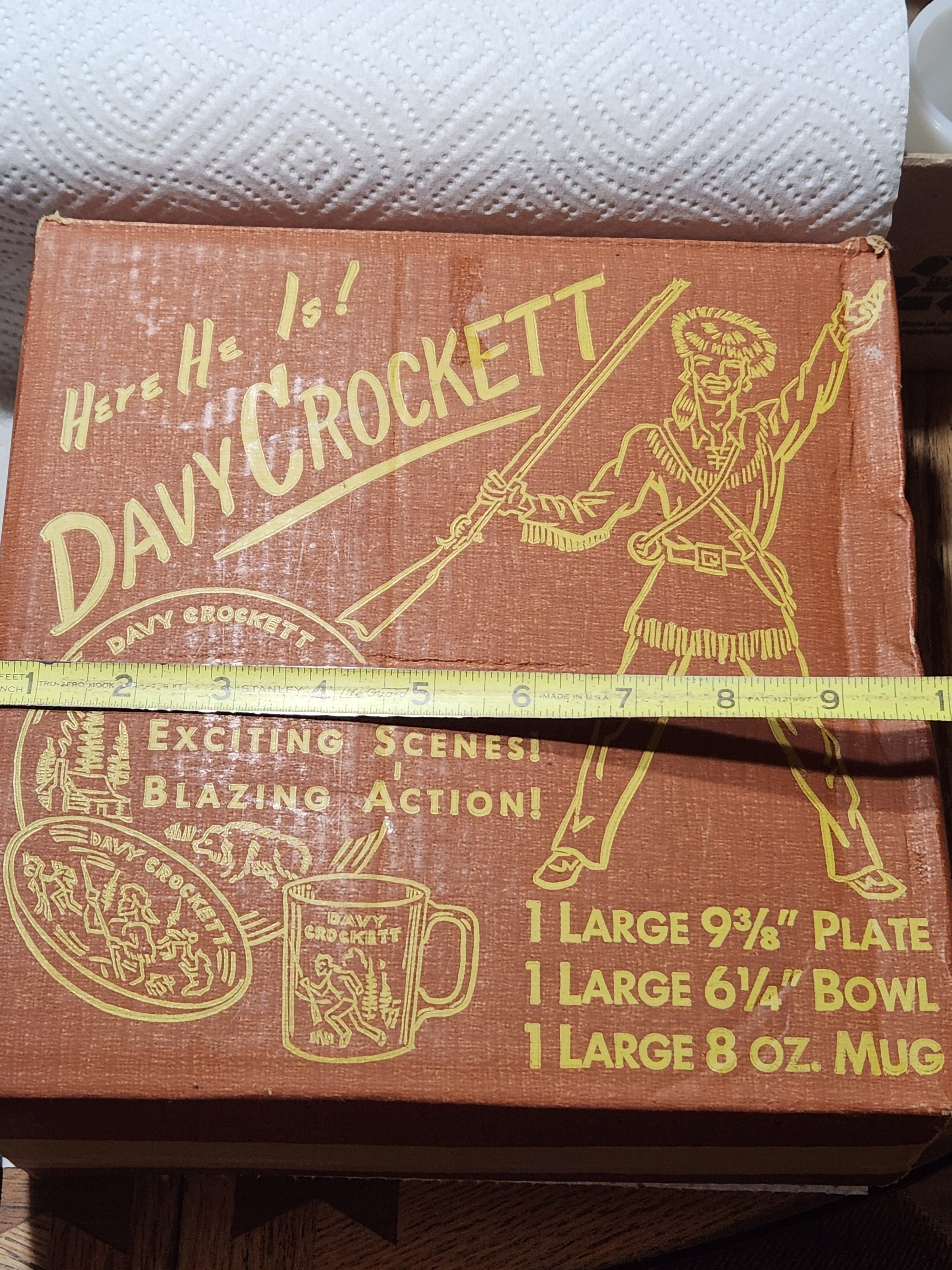 Davy Crockett Eat With Davy 2 Piece PLATE MUG With BOX - Etsy
