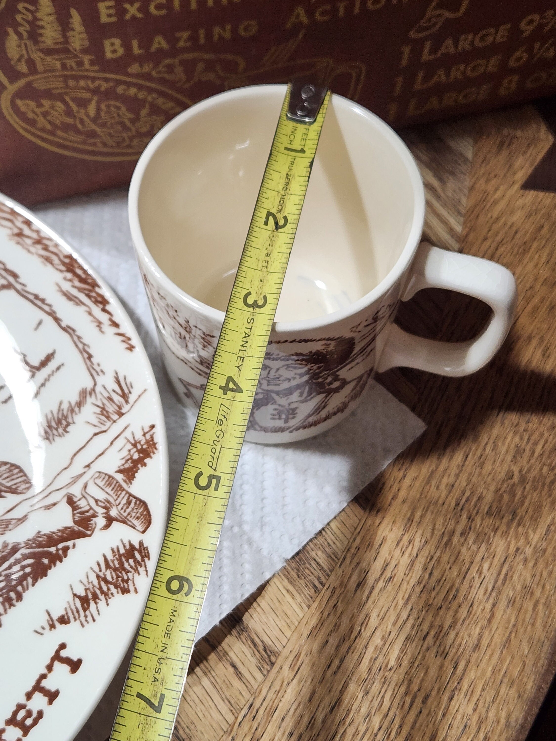 Davy Crockett Eat With Davy 2 Piece PLATE MUG With BOX - Etsy
