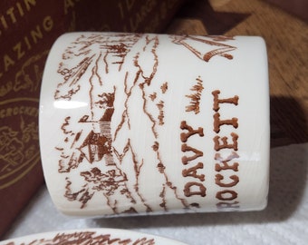 Davy Crockett Eat With Davy 2 Piece PLATE MUG With BOX - Etsy
