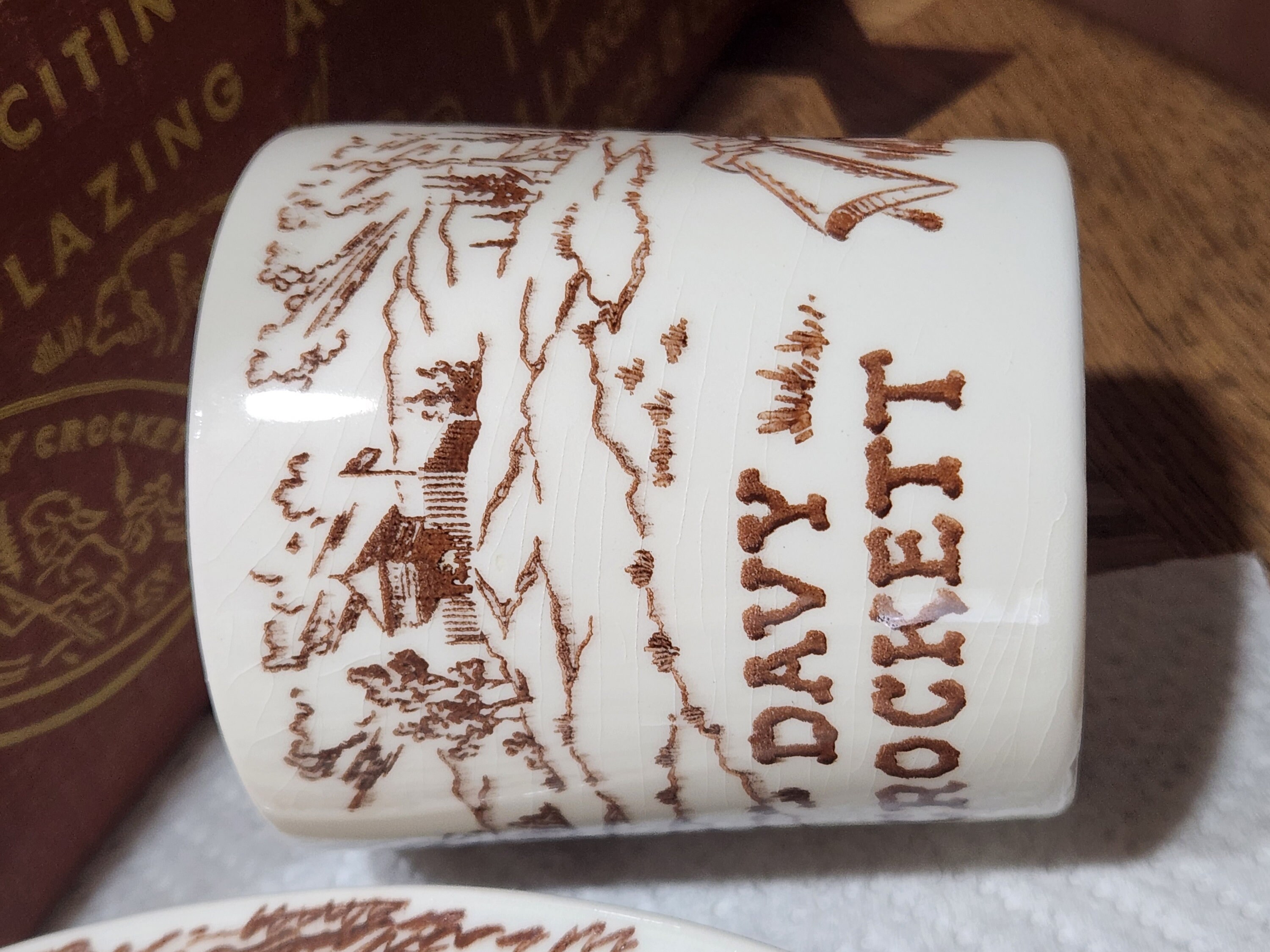 Davy Crockett Eat With Davy 2 Piece PLATE MUG With BOX - Etsy Hong