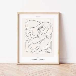 Minimalist Art Print, Abstract Art, Line Art, Print, Wall Art, Home Decor, Wall Print, Home Print, Digital Print, Minimalist
