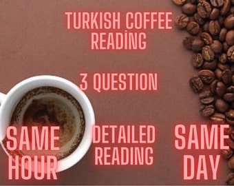 Lecture de café turc Lecture de tasse de café diseur de bonne aventure