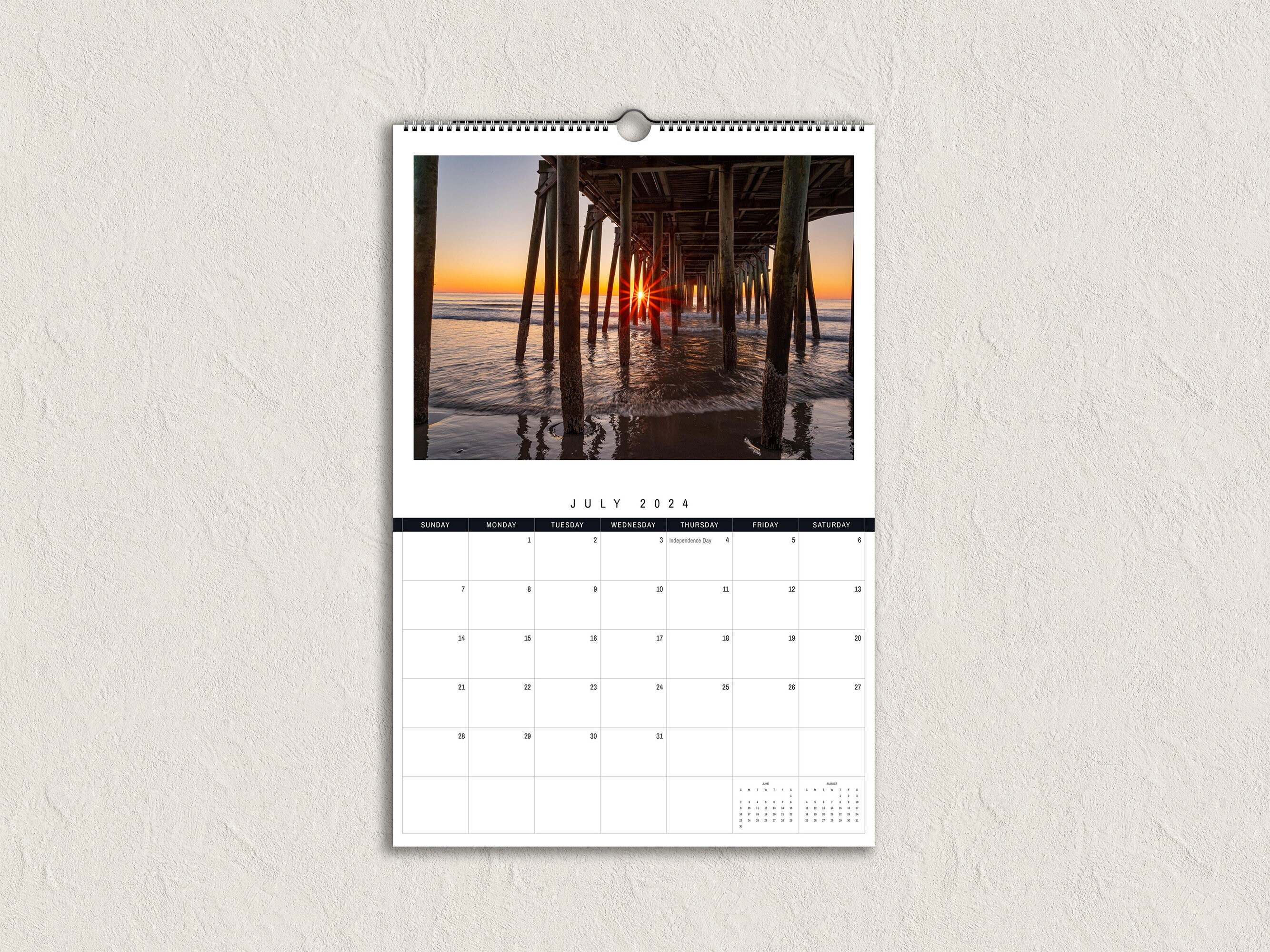 2024 Maine Wall Calendar, Coastal Maine Calendar, 2024 Calendar, Wall
