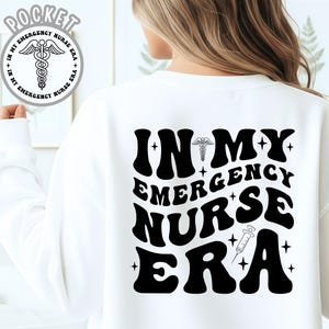 In My Emergency Nurse Era SVG, ED Nurse SVG, Emergency Department Svg, Er Nurse Png, Icu Nurse Png, Nicu, Picu, Picc Nurse, Cricut Cut File