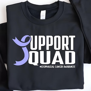 Esophageal Cancer SVG, Awareness Ribbons SVG, Support Squad Svg, Esophageal Cancer Png, Fight Cancer Svg, Cricut Cut File