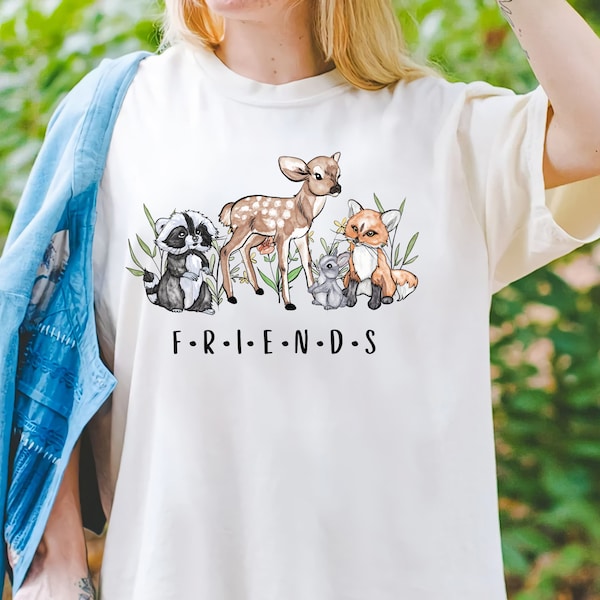 Most of My Friends Are Animals Shirt, Friendsgiving Shirt Friends,Animal Friends Shirt,Homies Friends Shirt,Cottagecore Shirt,Go Vegan Shirt