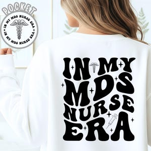 Nella mia era infermieristica MDS PNG, Infermiera MDS Svg, Clipart sanitarie, Infermiera registrata Png, Disegni infermieristici Png, Sublimazione infermiera MDS, File di taglio Cricut