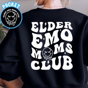 Elder Emo Moms Club SVG, Emo Mom SVG, Emo Mom PNG, Funny Mama Png, Emo Moms Club Svg, Funny Mom Svg, Mothers Day Svg, Cricut Cut File