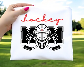 Hockey Goalie Mom SVG PNG, Ice Hockey, Sports Mom, Hockey Mama, Game Day Png, Mothers Day, Cricut Cut File, Sublimation Design