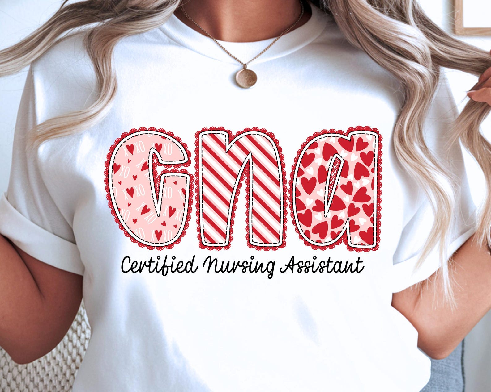 Coquette CNA Valentines PNG, Nurse Valentines PNG, Medical Png