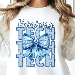 獣医技術者のコケットボウ PNG、獣医技術者 PNG、獣医助手 PNG、聴診器のボウ、獣医 PNG、昇華デザイン