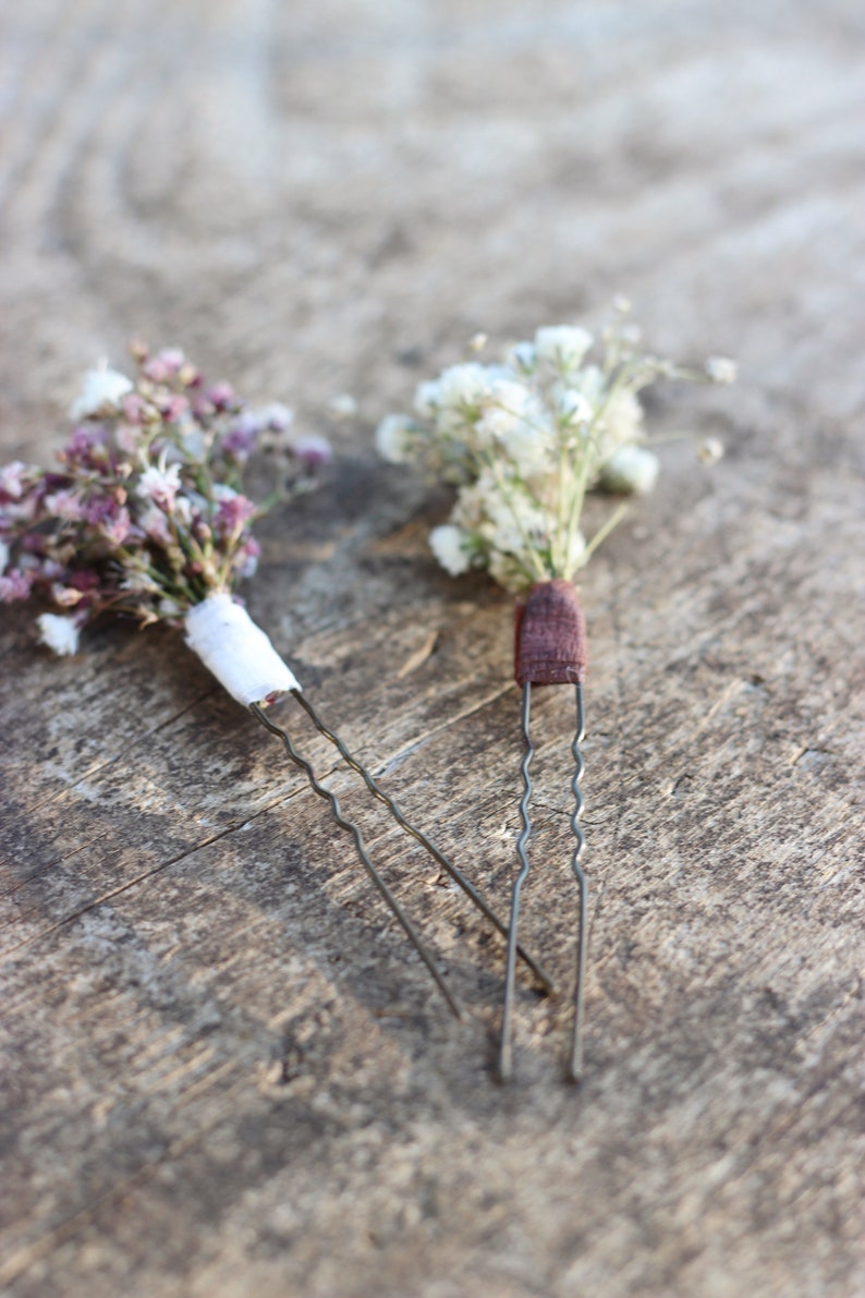 Blumenkranz Haarkranz Kopfkranz Blumenstecker Trockenblumenkranz Kopfschmuck Wiesn Kommunion Hochzeit Brautjungfern JGA Bild 4