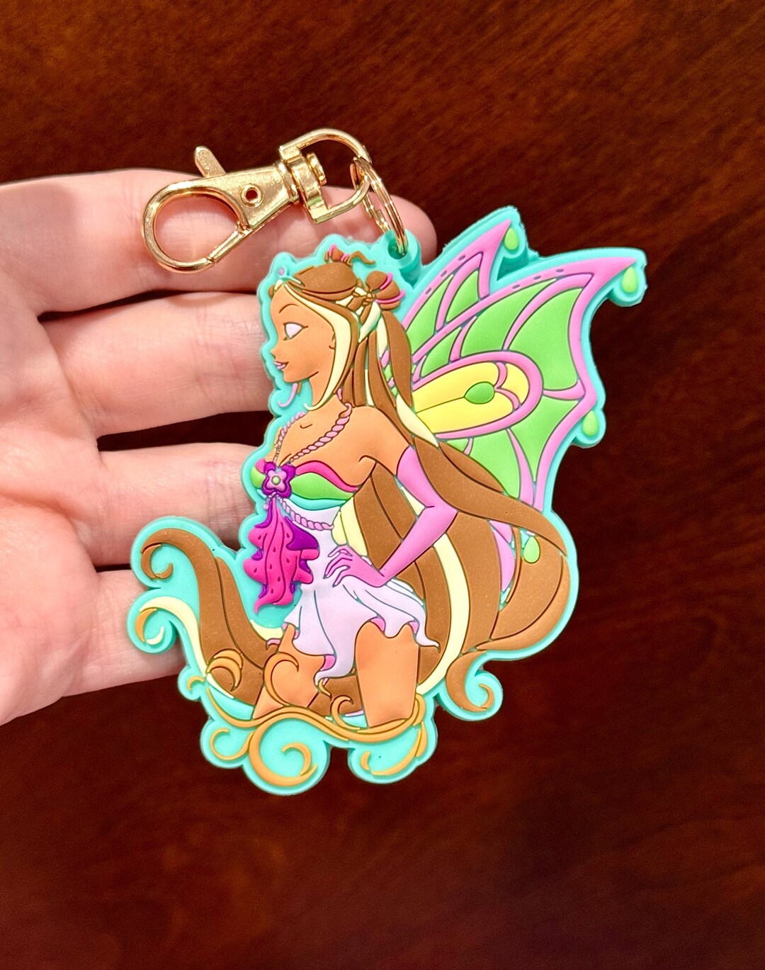 Winx Club Flora Rubber Keychain - Etsy