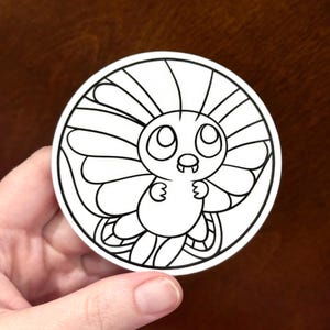 Pegatina de vinilo de Pokémon Butterfree