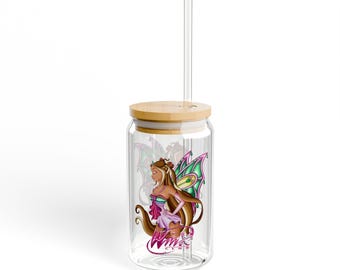 Winx Club Flora Enchantix Fairy 450 ml glasmugg