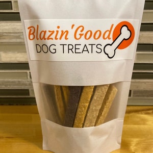 Low fat, hypoallergenic, and vegan dog treat sticks