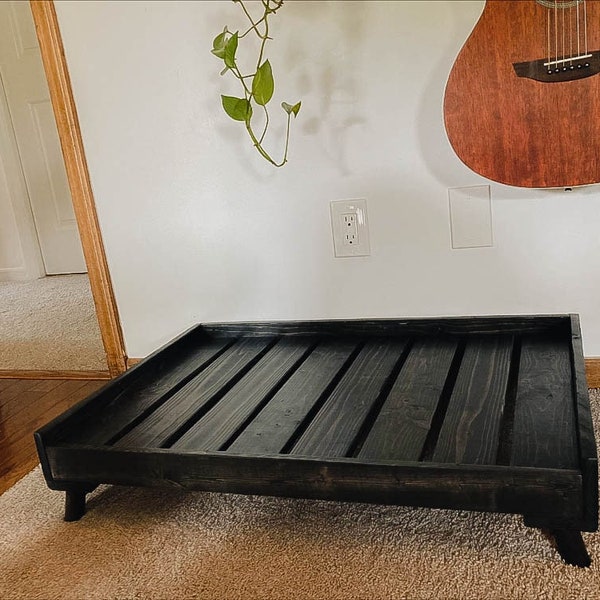 Custom Wooden Dog Bed