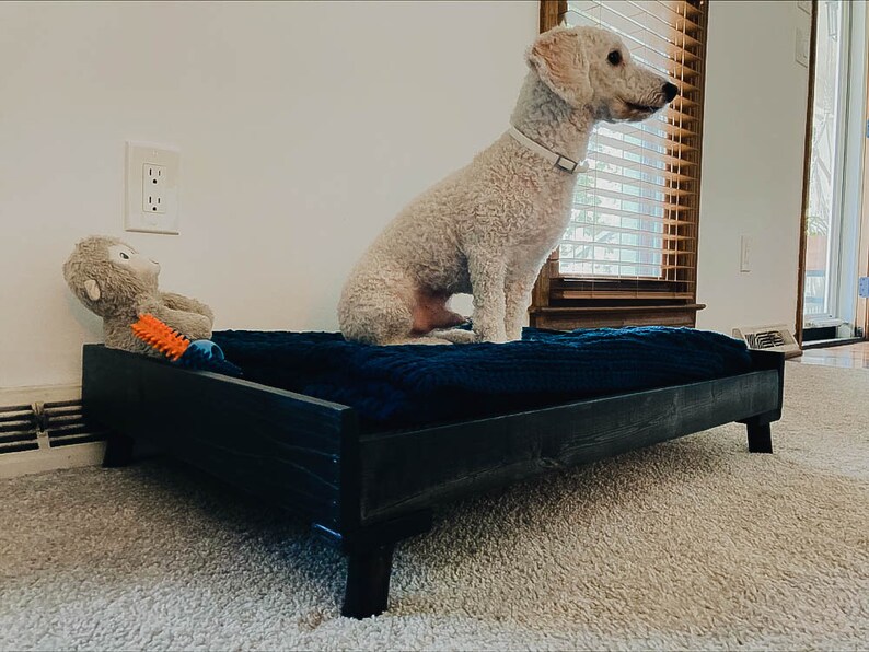Custom Wooden Dog Bed Etsy