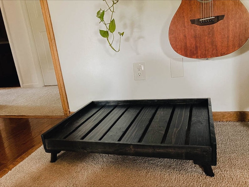 Custom Wooden Dog Bed Etsy