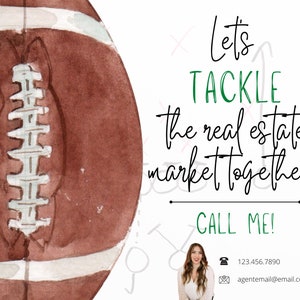 Real Estate Postcard/Template/Football