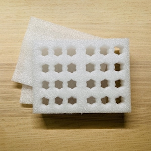 24-Hole Button Quail Egg Shipping Foam Carton