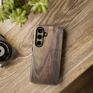 Walnut Slab Tough Phone Case