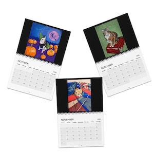 Wall Calendar - Cute Dogs and Cats Calendar 2025, Animal Lovers Gift, Pet Owners Gift, Monthly Planner, Office Decor, Desk Calendar