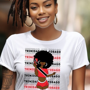 Women Trinidad TShirt Trinidad Tobago Shirt For Women Gift For Trinidadian Independence Shirt Trinidad &  Tobago Pride Trinidad Souvenir