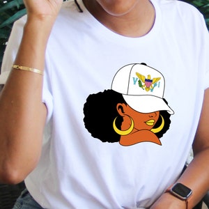 Virgin Island Shirt St Croix Shirt for Women St Croix Shirt VI T Shirt St Croix Flag Shirt  VI Flag Shirt, St Croix Tee VI Gift For Women
