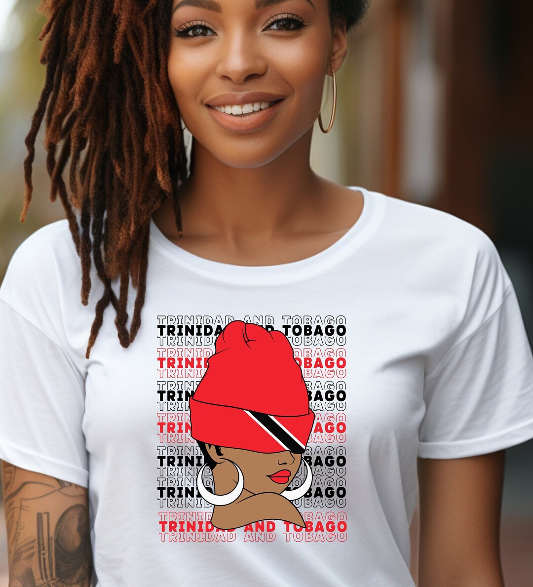 Trini By Way of the Motherland Long Sleeve T-Shirt